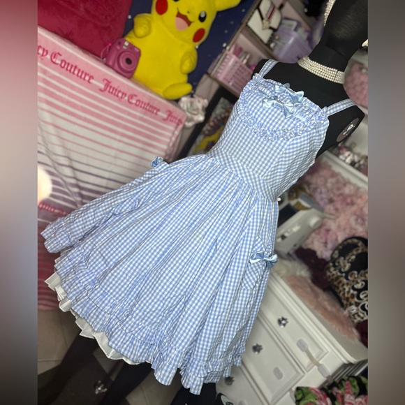 Sold! Baby the Stars shine bright. Gingham JSK - Picture 3 of 3